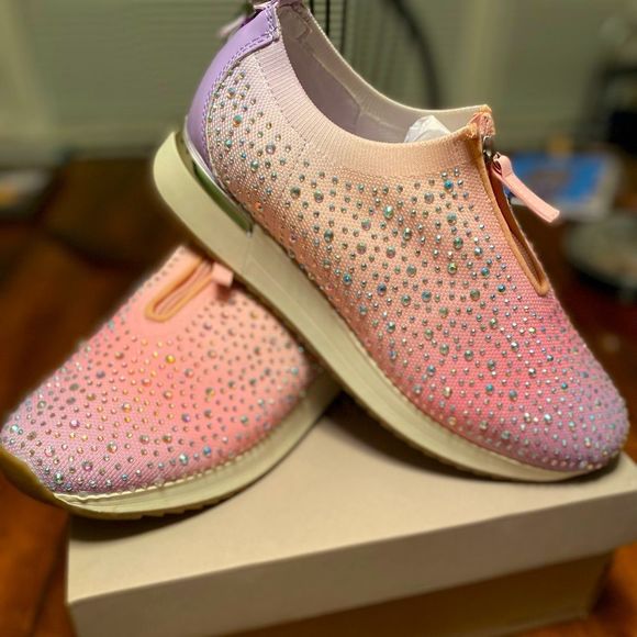 Kenneth Cole Reaction Shoes - Kenneth Cole Women's Cameron Jewel Jogger Sneaker- Pastel Multi